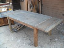 Reclaimed Wood Extension Dining Table Custom Made In The Usa From Reclaimed Wood 5 small