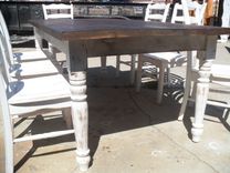 Reclaimed Wood Dining Table And Chairs Custom Made In The Usa From Reclaimed Wood 1 small