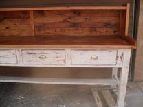 Potting Table From Reclaimed Wood, Custom Made 3 small