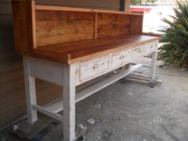 Potting Table From Reclaimed Wood, Custom Made 5 small