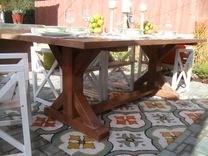Custom Made Dining Table From Reclaimed Wood Nade In The Usa 4 small