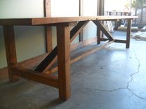 Reclaimed Wood Dining Table 4 small