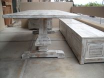 Custom Made Table From Reclaimed Wood Made In The Usa 3 small