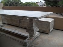 Custom Made Table From Reclaimed Wood Made In The Usa 4 small