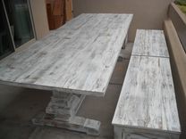 Custom Made Table From Reclaimed Wood Made In The Usa 6 small