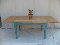 Reclaimed Wood Farmhouse Dining Table 4 small