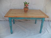 Reclaimed Wood Farmhouse Dining Table 7 small