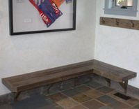 Bench And Clothing Hooks Built  For Exercise Room 1 small