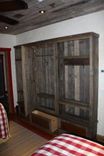 Reclaimed Lumber Armoire With Mirrored Door 2 small