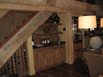 Reclaimed Lumber Bar, Wine Rack & Refrigerator Door Fronts 3 small