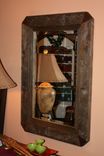 Accent Repurposed Lumber Beveled Mirror 1 small