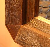 Accent Repurposed Lumber Beveled Mirror 2 small