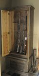 Reclaimed Lumber Gun Cabinet 4 small