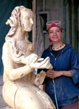 Wood Sculpture With Polychrome 2 small