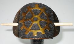 Steampunk Hand Tooled Hair Clip 2 small
