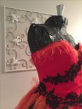 Witch, Devil, Red Fairy, Masquerade, Halloween Costume 5 small