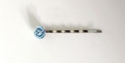 Hairpins With Blue Flower Cabochon 2 small