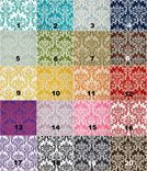 Chic Yellow Clutch Purse With Big Damask Bow 4 small