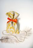 Damask-Printed Fabric Favor Bag For Weddings And Parties 1 small