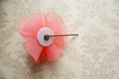 Hair Pin With Flower Accent 1 small
