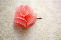 Hair Pin With Flower Accent 2 small