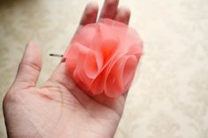 Hair Pin With Flower Accent 3 small