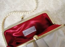 Red Clutch Purse With Big Red Bow Accent 3 small