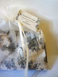 Victorian-Inspired Clutch Purse In Black And White With Handmade Satin Flower 4 small