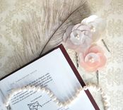 Silk Organza Hair Fascinators With Pearls In Set Of 3 1 small