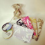 Handmade Damask Fabric Favor Bag For Parties 4 small