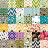 Black And White Cotton Damask Clutch Purse 5 small