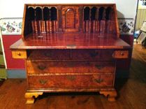 Slant Front Maple Desk 2 small