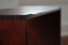 Sculpted Walnut Bench 4 small