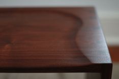 Sculpted Walnut Bench 3 small