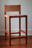 Cherry And Leather Counter Stool 1 small