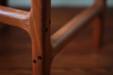 Cherry And Leather Counter Stool 3 small
