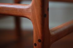 Cherry And Leather Counter Stool 4 small