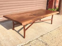 Black Walnut Slab Coffee Table 4 small