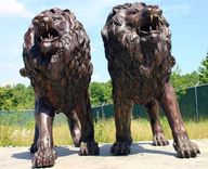 Bronze Lions Life Size Bronzes - Custom Bronze Statues & Sculptures - Lost Wax Casting 6 small
