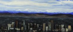 Denver Skyline-Snowboard Landscape 2 small