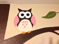 Tree Mural With Owls 2 small