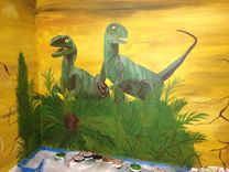 Dinosaur Mural 3 small