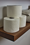 Bathroom Wall Shelf, Bathroom Floating Shelves, Wooden Bathroom Shelves, Above Toilet Shelf 2 small