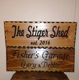 Custom Cedar Name Sign 5 small