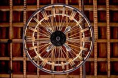 Bicycle Rim Chandelier 1 small
