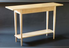 Console Table In Curly Maple 1 small