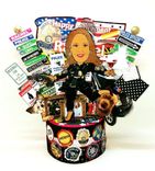 Police Officer Custom Birthday Cake Topper, Look Alike Police Cartoon Portrait 4 small