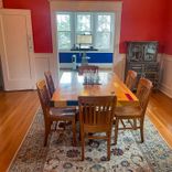 Reclaimed Gym Floor Coffee Table 2 small