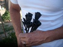 Hand Forged Longstemmed Roses 1 small
