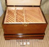 Custom Humidor - "Banded" 3 small